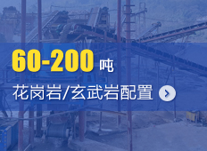 時產60-200噸花崗巖/玄武巖砂石骨料生產線