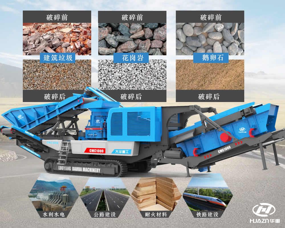 CMC系列履帶式移動立式沖擊破碎站（制砂機）