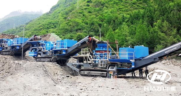 鵝卵石移動(dòng)制砂機(jī)移動(dòng)站